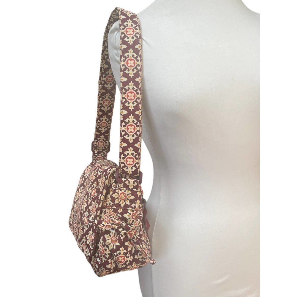 Vera Bradley Medallion Lindsay Crossbody Flap Messenger Shoulder Bag - Picture 14 of 16